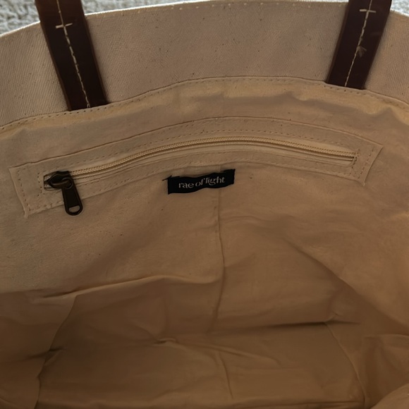 Rae of Light Canvas Tote Bag - Picture 4 of 5